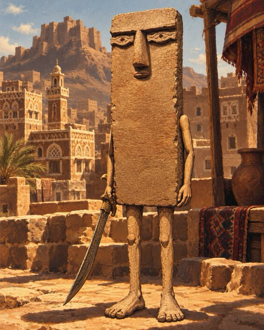 ashthequant's tweet photo. TRIPLET 2.0

 "Yemeni Sahur" is going viral asf on X check quotes and comments -
https://t.co/cguW3k8znM

Literally an ancient artifact that looks like TungTung and now its become its own meme

CHECK TWEETS THIS IS SO GOOD: https://t.co/9xStQpQFr0 https://t.co/F0kCgGAYve