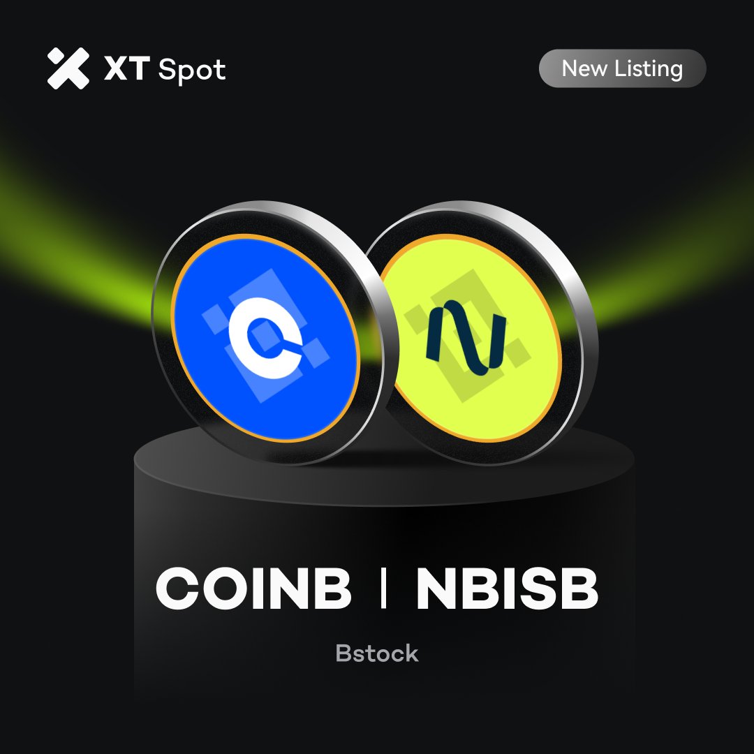 XTexchange's tweet photo. 🚀 #XTlisting: $COINB (Coinbase) &amp; $NBISB (Nebius)

✅ Deposit Time: Opened
✅ Trading Time: Opened
✅ Withdrawal Time: 04:00 on September 22, 2026 (UTC)

Trade NOW ⤵️
https://t.co/7joqGshymW https://t.co/sWWumXjd5G