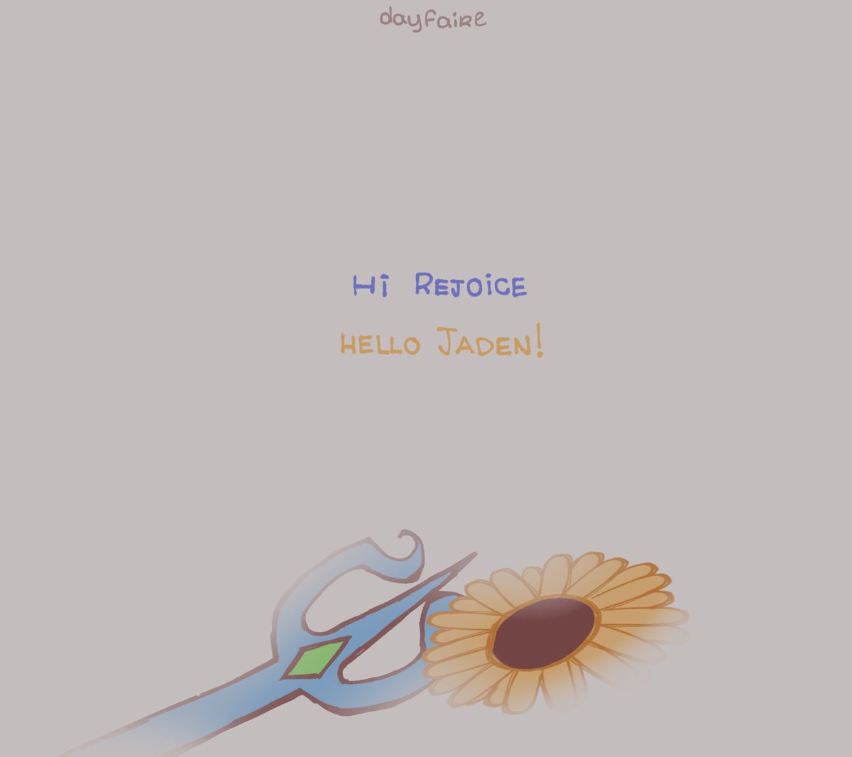 dayfaire's tweet photo. I woke up in a bed of sunflowers instead.

#jadenmanfanart #rejoicefanart #unstableuniverse https://t.co/c7P3MZl4QY