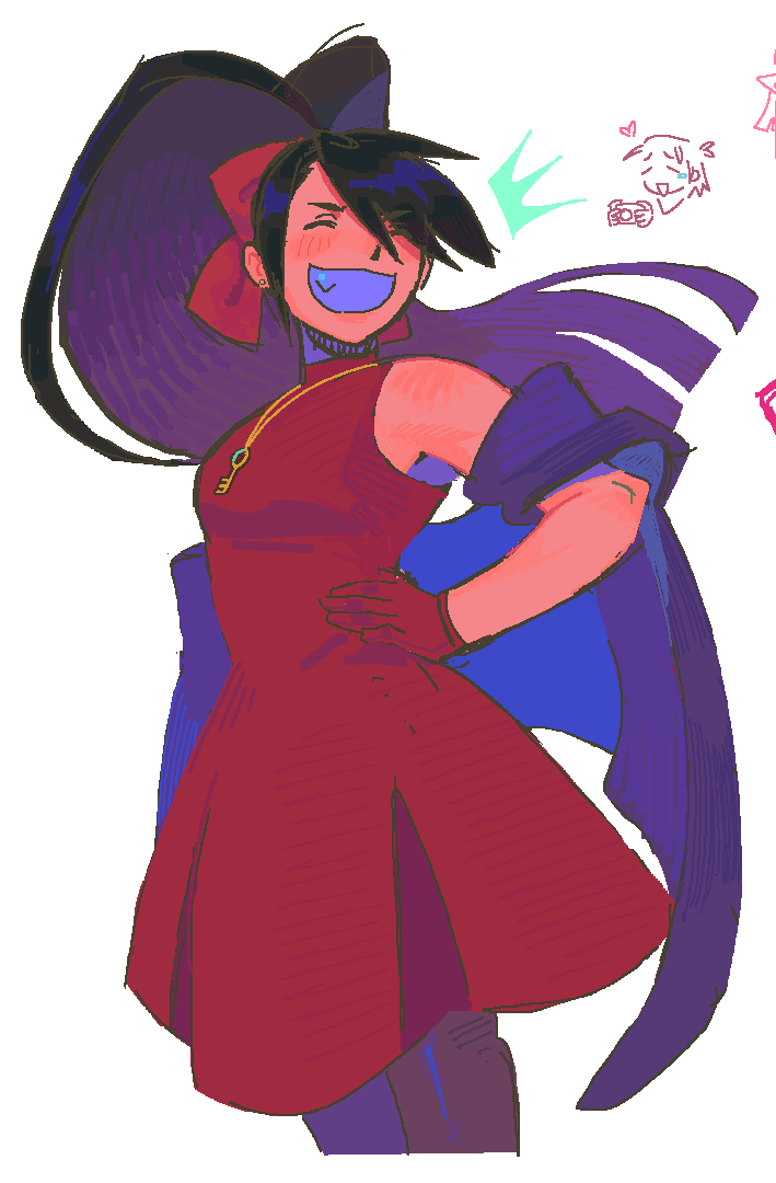 arogiris's tweet photo. kay from magma earlier. the colors look too similar to my other drawing though https://t.co/5aCxhiqbQS