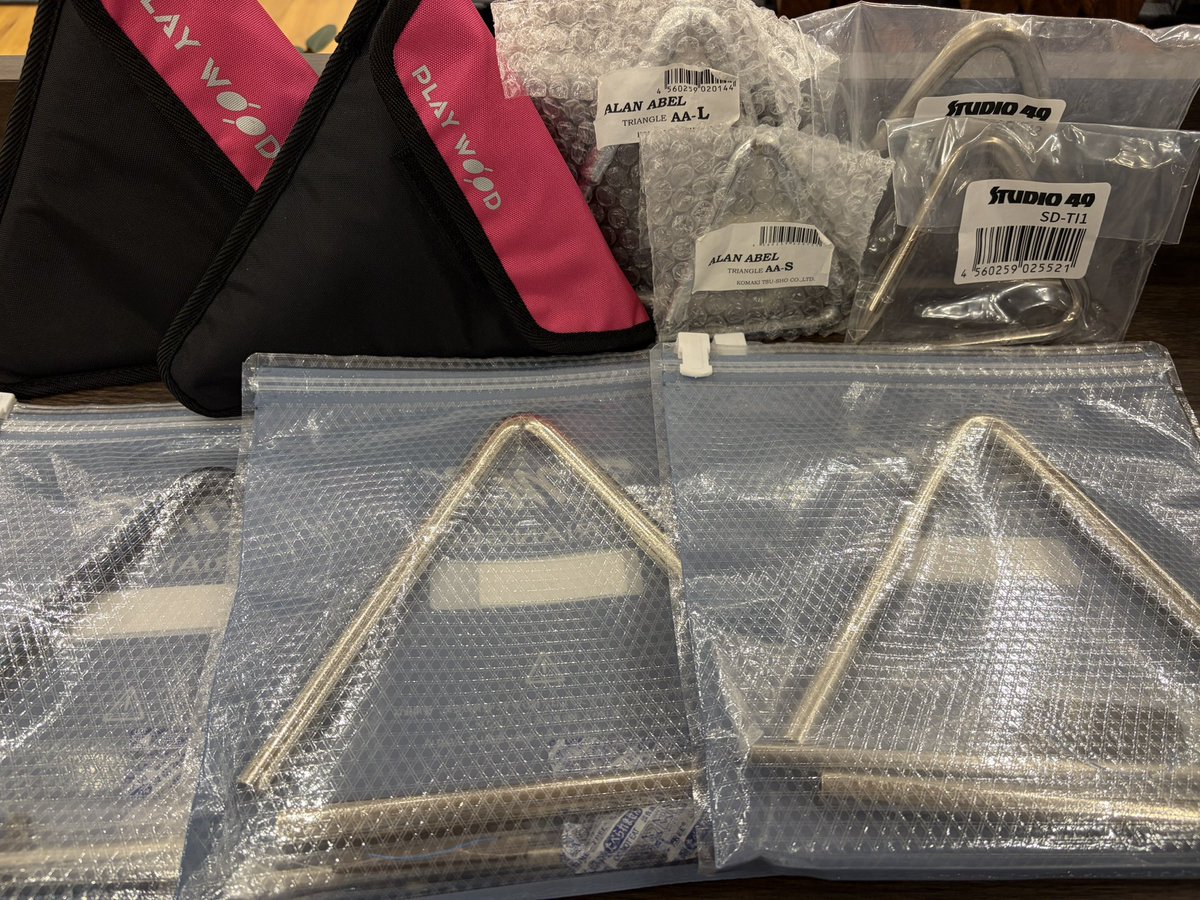 DRUM_CENTER's tweet photo. トライアングルって人によって好み分かれやすいですよね〜 https://t.co/agdWrML81n