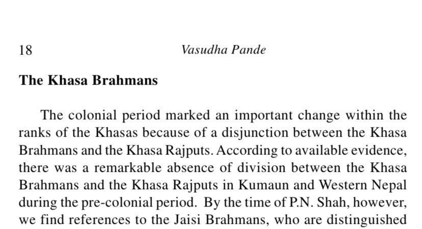 khasbahun's tweet photo. @Unbiased2737 @thuloturiwala @Mount_Bishop444 Clearly states that the Khas Chettris/Rajputs and Khas Brahman had no division. They were the same back then. https://t.co/yids8qf9x7
