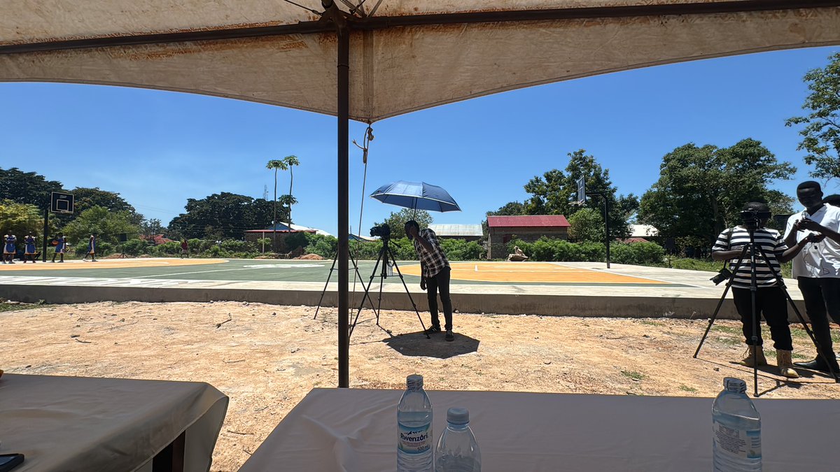 MarcusKwikiriza's tweet photo. Yesterday I went to Hon @OgwangOgwang’s constituency in Katakwi where a parish priest has set up a basketball court to keep youth busy and off alcohol and drugs. Katakwi has already produced National team material so this great news for us at @FubaBasketball https://t.co/Un061enpnb
