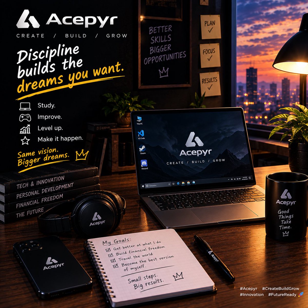 daniel_ebo86552's tweet photo. Growth starts with a decision.
A decision to learn.
A decision to improve.
A decision to keep going when others stop.
Stay focused. Stay consistent. Build your future one step at a time.
#Acepyr #CreateBuildGrow #Innovation #FutureReady π https://t.co/9mK5gqtPeg