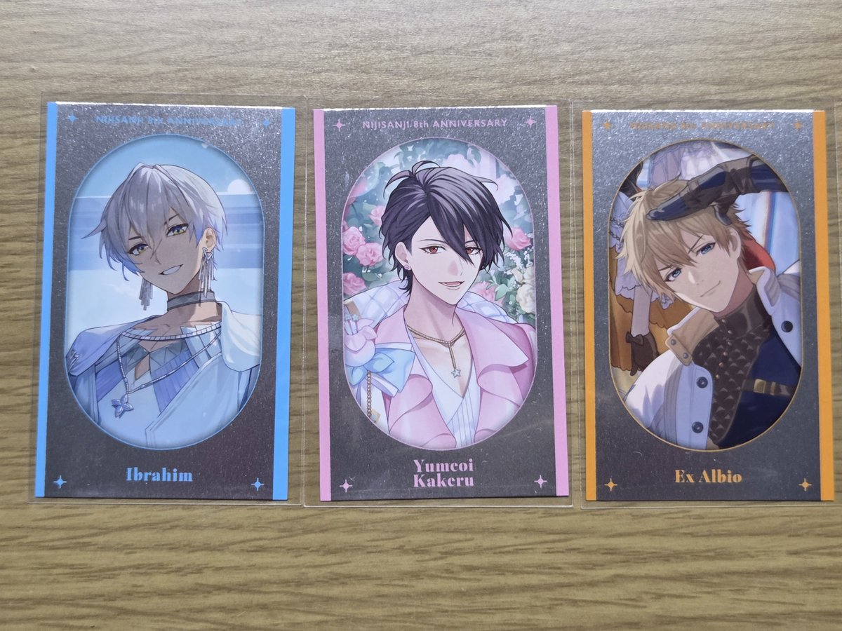 aoha_1101138's tweet photo. にじさんじ 交換 ノスタルジアコレクション 2026 8周年 メタルカード

【譲】画像1、2枚目

【求】画像3枚目

📮郵送希望です。お気軽にお声掛けください🙇‍♀ https://t.co/RPma3MWwnZ