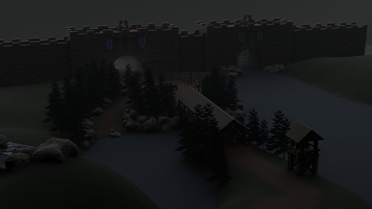 oSoftDev's tweet photo. This is another 'outdoor' scene I have been working on. Still a #WIP but showing promise. #Blender #b3d #3dartwork https://t.co/I3Z4Tr2ds9