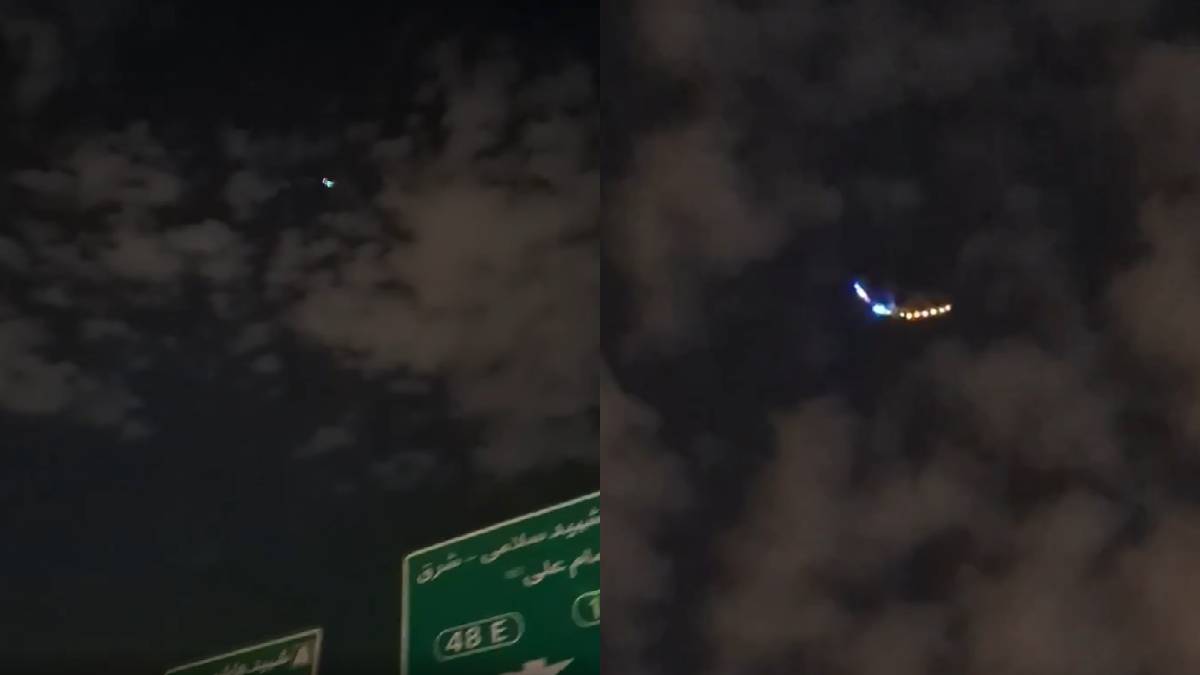 SaptashwaTV's tweet photo. UFO Over Tehran? Viral Video Shows Mysterious Lights in Iran’s Sky, Sparks Online Panic and Speculation
https://t.co/hGemXVorzp
#TehranUFO #UFO #Iran #UFOSightings #Tehran #UnidentifiedObject #UFOVideo #ViralVideo #IranNews #MysteryInTheSky #UAP #MysteriousLights #WorldNews #ViralNews