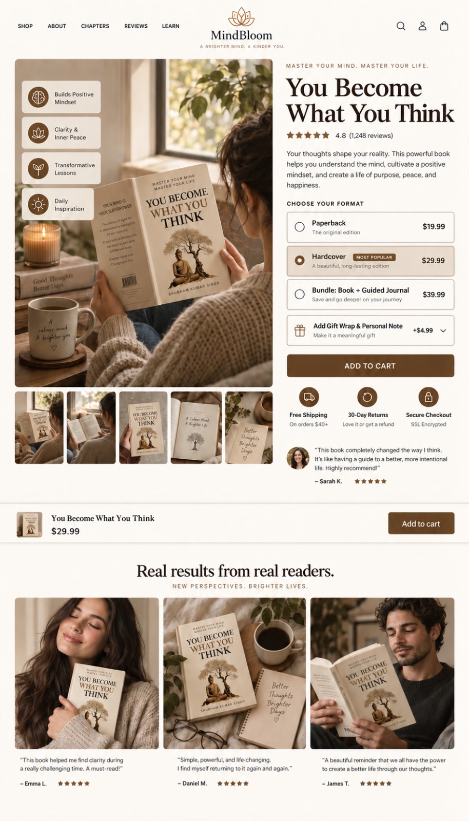 Most DTC brands lose sales because they don't justify the price. I rebuilt this PDP using Price Anchoring & Friction…