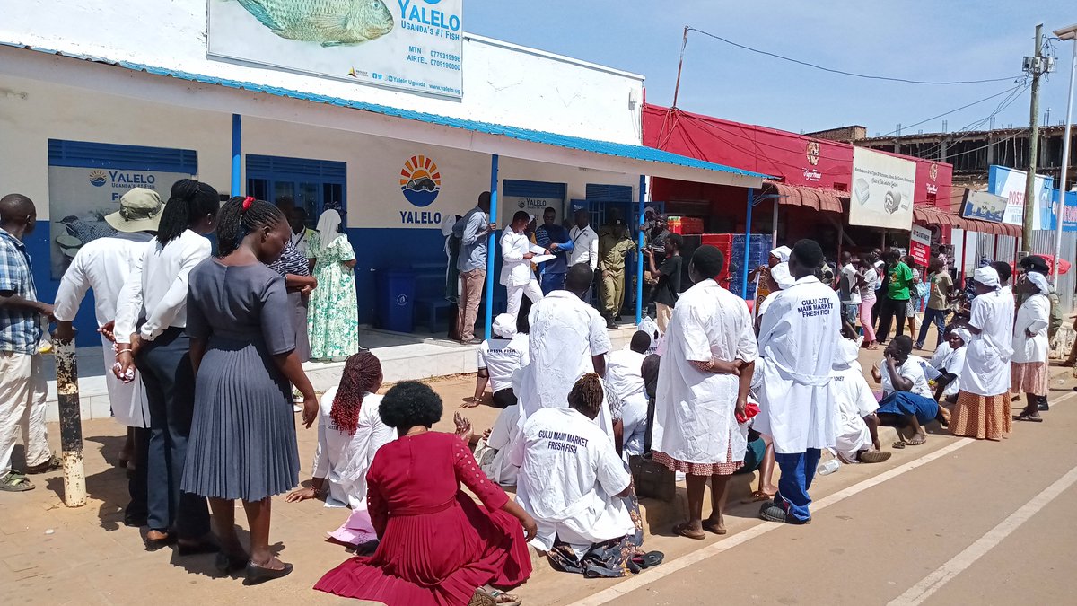 GifterAber's tweet photo. Following concerns raised by women who sell fresh fish at Gulu Main Market, Oliyilong and Cerelono Markets, we immediately went to Yalelo Gulu to engage with the management and address the situation.

This is not the first time this matter has been discussed. Yalelo Gulu branch was issued a Council operating permit allowing wholesale fish sales of 10kg and above. However, concerns have continued over retail sales, which are affecting fish traders in the different markets.

After today’s engagement, it was agreed that Yalelo Gulu will clear its available stock, after which operations will be halted tomorrow as we convene another meeting to find a lasting solution.

We appreciate everyone who raised their concerns. Our commitment is to find a fair solution that protects livelihoods while ensuring compliance with the agreed guidelines.

Apwoyo.