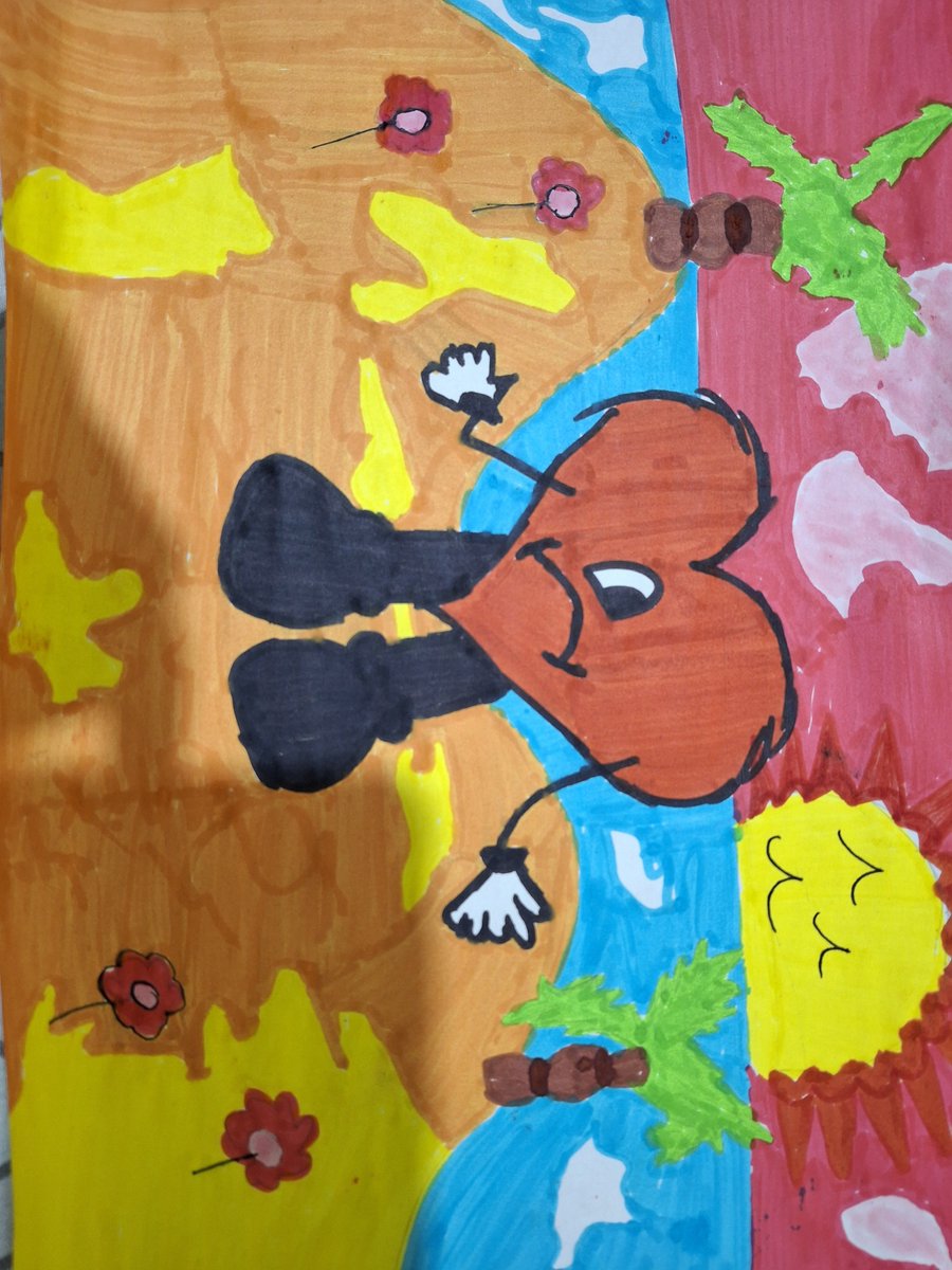 vitoriabunnycrf's tweet photo. O desenho que meu irmão fez pra mim logo após ter dito que nem sabia quem era Bad Bunny: https://t.co/SXBJVKh60t