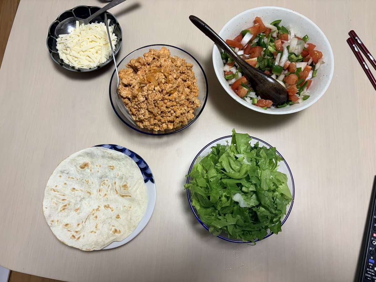 nekozeee_e's tweet photo. いただきます🌮 https://t.co/qU8WiZrFN4