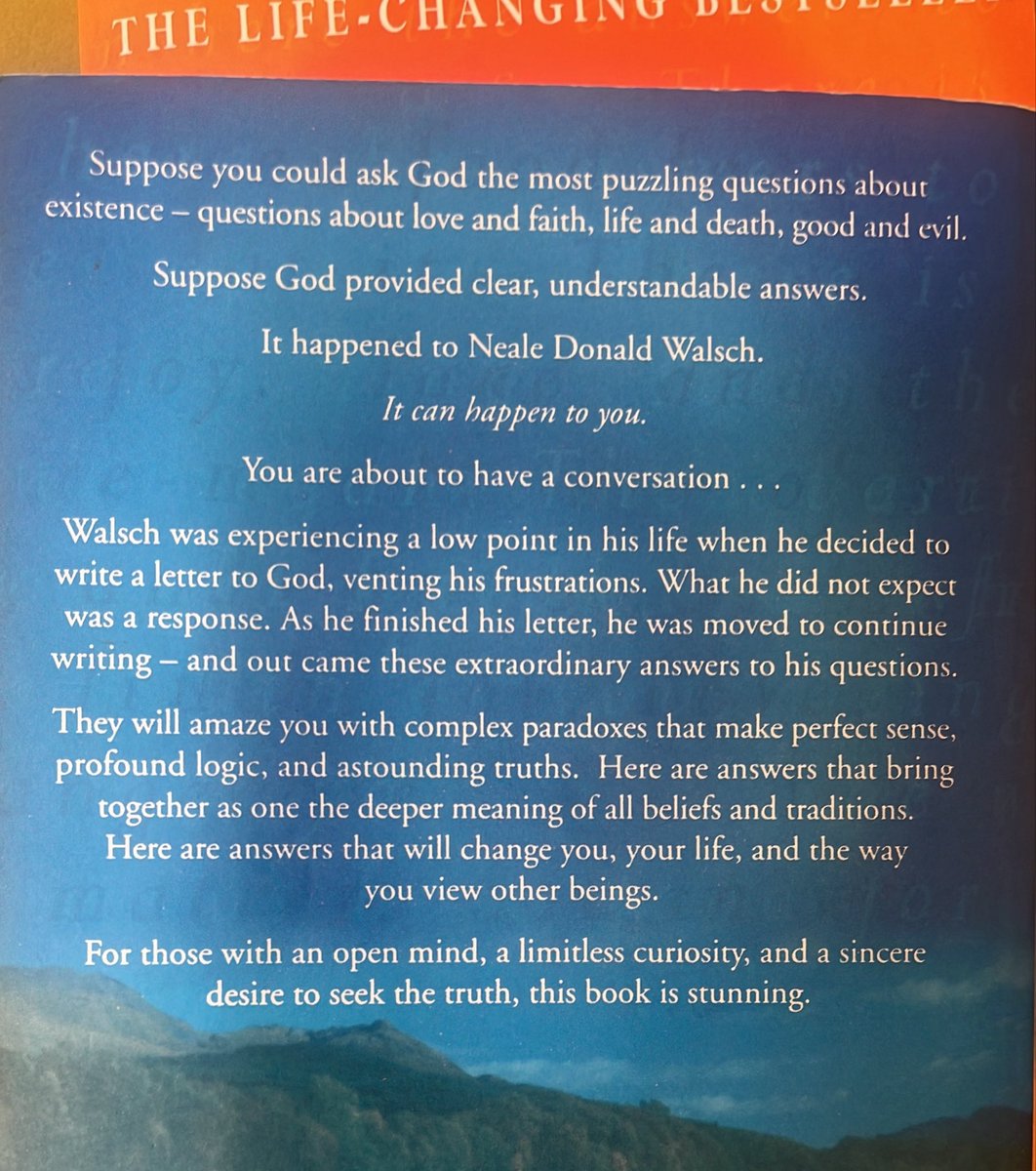 traidermaiden's tweet photo. I did not know that about charities 😔 I thought that was illegal? The whole point of charities is to prevent that surely. Sad to hear 

J have you ever read Conversations with God? It’s a trilogy. Possibly the best books I have ever read. I go on about them to whoever will listen! 

I read them when I was feeling very disillusioned with humanity and the immense darkness / suffering happening in the world. They provide all the answers to the ‘overthinker’ / introspect / curious mind and make SO much sense. They made me cry multiple times and gave me a feeling of peace that I hadn’t been able to find anywhere else; that it’s all going to be okay despite the way the world currently is. I highly recommend 🩶