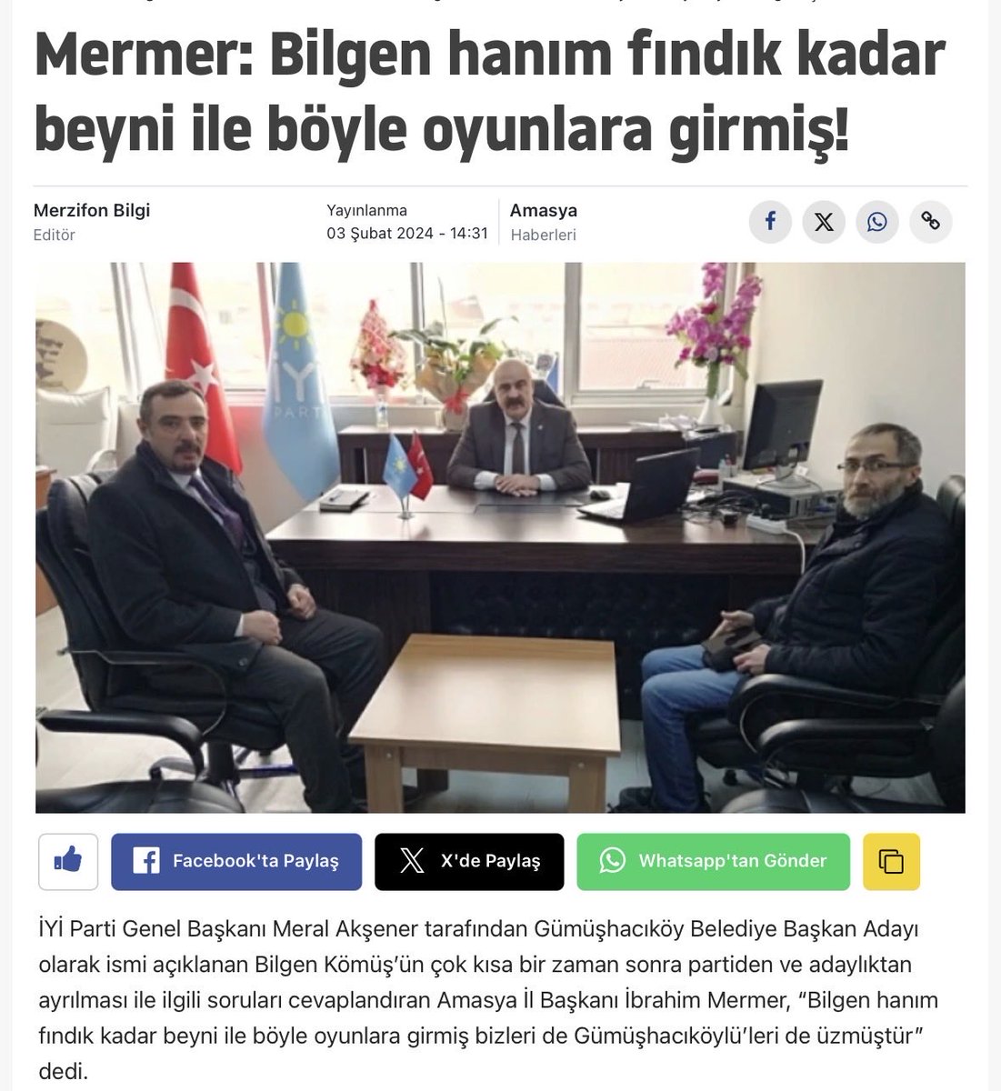 PikachuX1923's tweet photo. Günün Fıkrası🤭 Kürşat bey Güranist Uhder müdürü Bilgen hanıma haddini bildirmiş..Fındık kadar beyin evet🧠❌ https://t.co/zTviHN1J2R