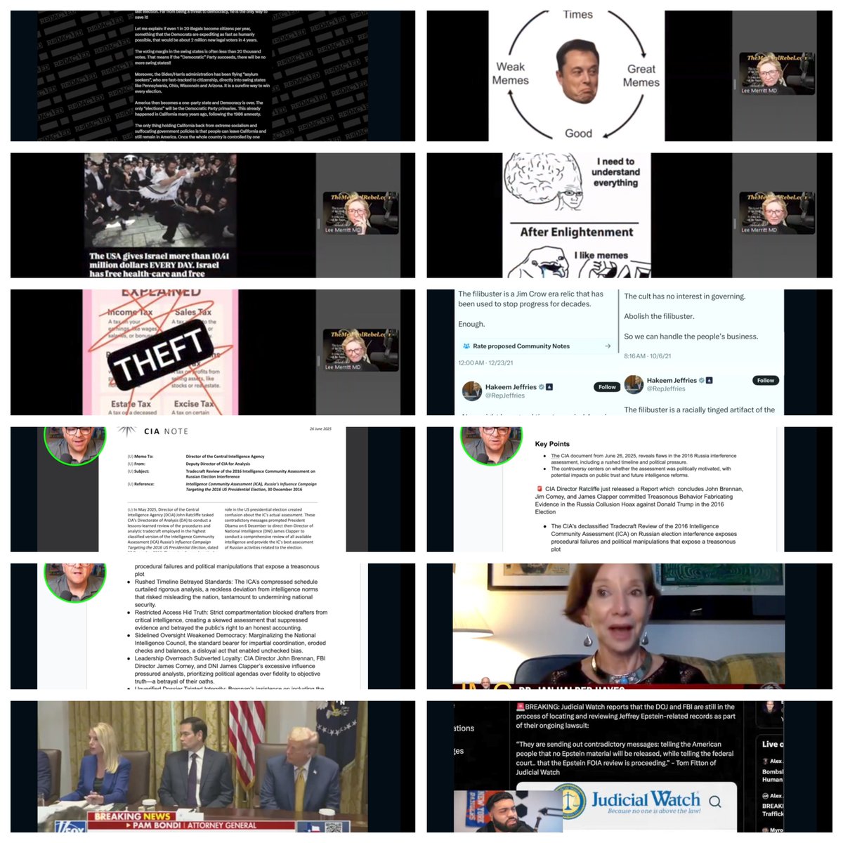 Cali_Eclipse17's tweet photo. Angry Patriot's MEMES OR VIDEOS
#TheWeThePeopleNewsShow_Rumble @wtpnews76 @JudyByingtonn @judybyington_ #CoMixBook
#June2025 @Biz_Shrink Thank You https://t.co/rJVYpulyHk