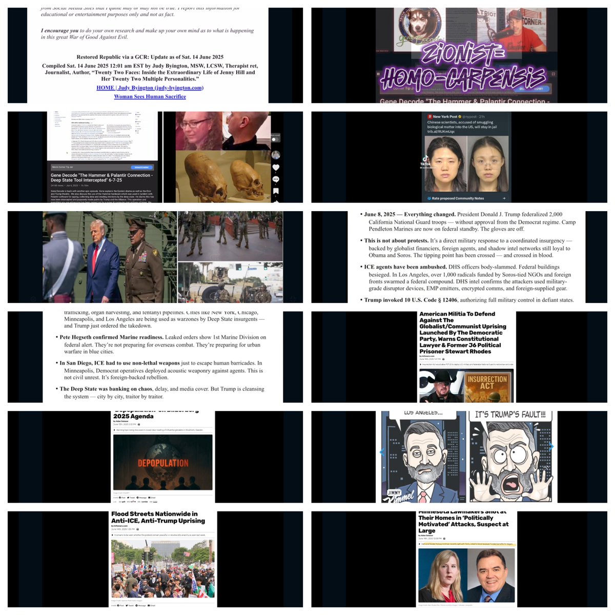 Cali_Eclipse17's tweet photo. Angry Patriot's MEMES OR VIDEOS
#TheWeThePeopleNewsShow_Rumble @wtpnews76 @JudyByingtonn @judybyington_ #CoMixBook
#June2025 @Biz_Shrink Thank You https://t.co/rJVYpulyHk