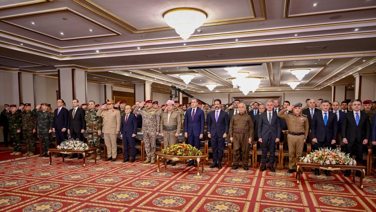 DMI_KRG's tweet photo. ئەمڕۆ لە ڕووداوێکی مێژووییدا، ڕێوڕەسمی یەکخستنی هێزی پێشمەرگە بەڕێوە چوو و سەرۆکی حکومەتی هەرێمی کوردستان وتارێکی گرنگی پێشکەش کرد..

وتارەکە بخوێنەوە:
https://t.co/xrZ6kavKSO https://t.co/ZJvsRshanv