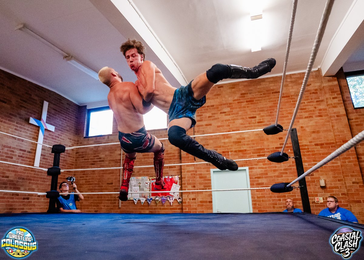 PWCOLOSSUS's tweet photo. Student vs. Teacher

Buck Garcia vs. Connor Mills

Watch this match:
https://t.co/UcFIALYfz6 https://t.co/Exv26py0RZ
