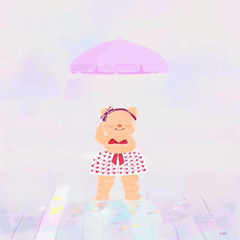 yupi_mst's tweet photo. 雨天決行
#ClickJisooxButterbear #ด้อมน้องเนย #butterbear https://t.co/1sm0wX2Frr