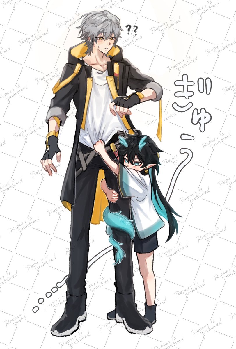 oko_m6's tweet photo. 前描いた💫にひっついてる龍尊様
※再掲
#dancae https://t.co/X5IJ9bXHiU