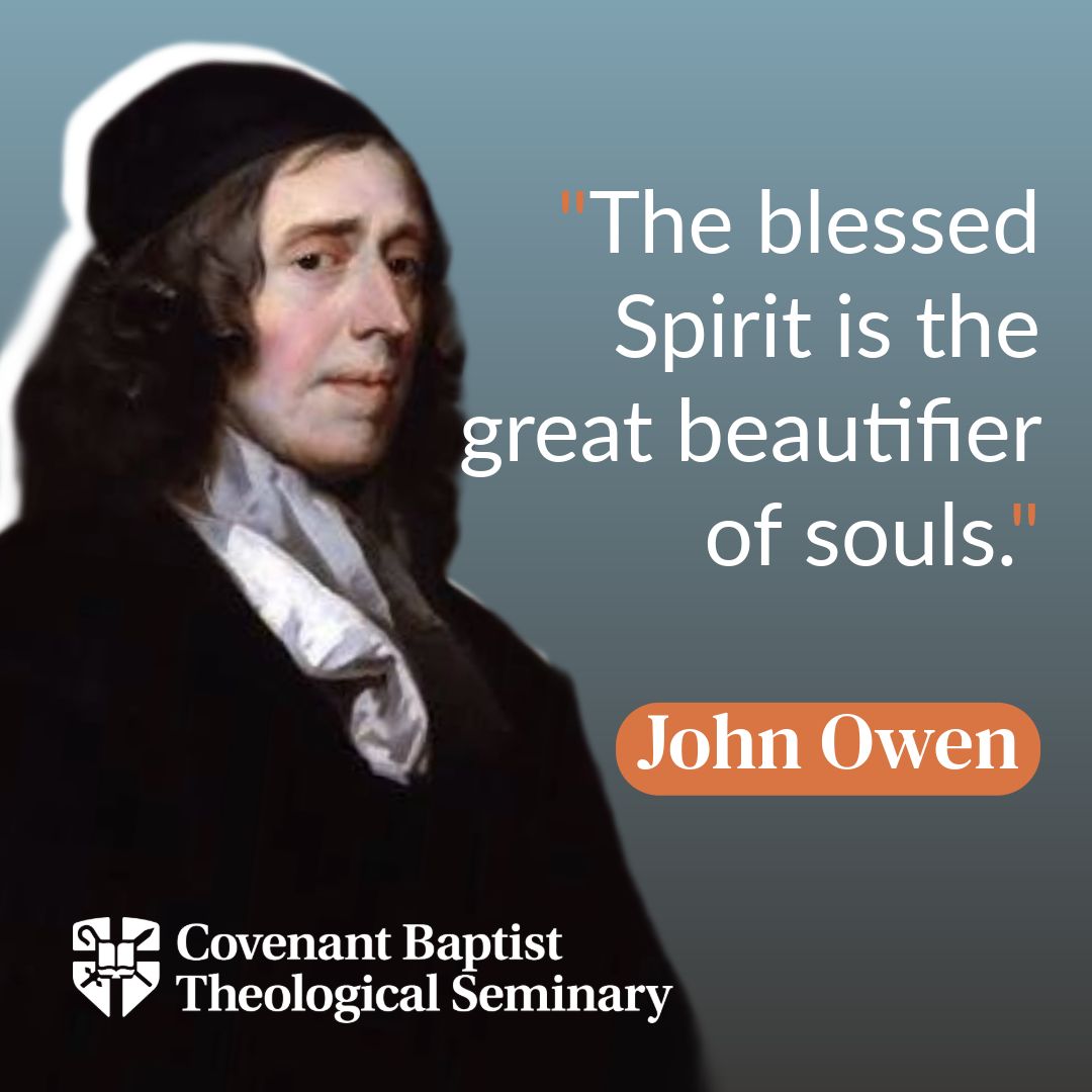 CBTSeminary's tweet photo. In an age obsessed with outward beauty and personal image, Owen redirects the eye to the sovereign work of the Holy Spirit within.
The most beautiful thing about a Christian is the work of the Spirit within them.
#JohnOwen #HolySpirit #Sanctification #Puritans #CBTS
https://t.co/YGuO8aJUxi