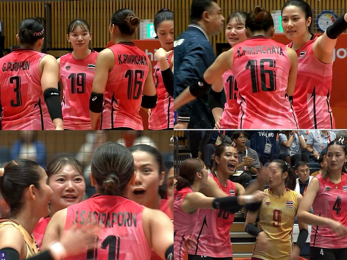 lisaxarm's tweet photo. วอลเลย์บอลหญิงเอเชียนเกมส์2026
รอบรองชนะเลิศ (รอบ4ทีมสุดท้าย)
 
จบ เซต 4ไทยกลับมาตีเสมอ 2-2 ตัดสินเซต5

เซต 1 🏵️ ไทย 🇹🇭 25 - 23 จีน 🇨🇳
เซต 2 🏵️ ไทย 🇹🇭 21 - 25 จีน 🇨🇳
เซต 3 🏵️ ไทย 🇹🇭 11 - 25 จีน 🇨🇳
เซต 4 🏵️ ไทย 🇹🇭 28 - 26จีน 🇨🇳

#วอลเลย์บอลหญิง https://t.co/UBeGMRrAnB