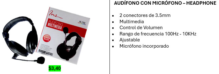 gpcompu's tweet photo. #Accesorios #Tecnología #Computadores #Gpcompu #Audífono #headphone
Audífono con Micrófono - HeadPhone
WhatsApp: 0999719180
Catálogo Digital: https://t.co/Sc8Sg7NK26 https://t.co/voxIVdH3lt
