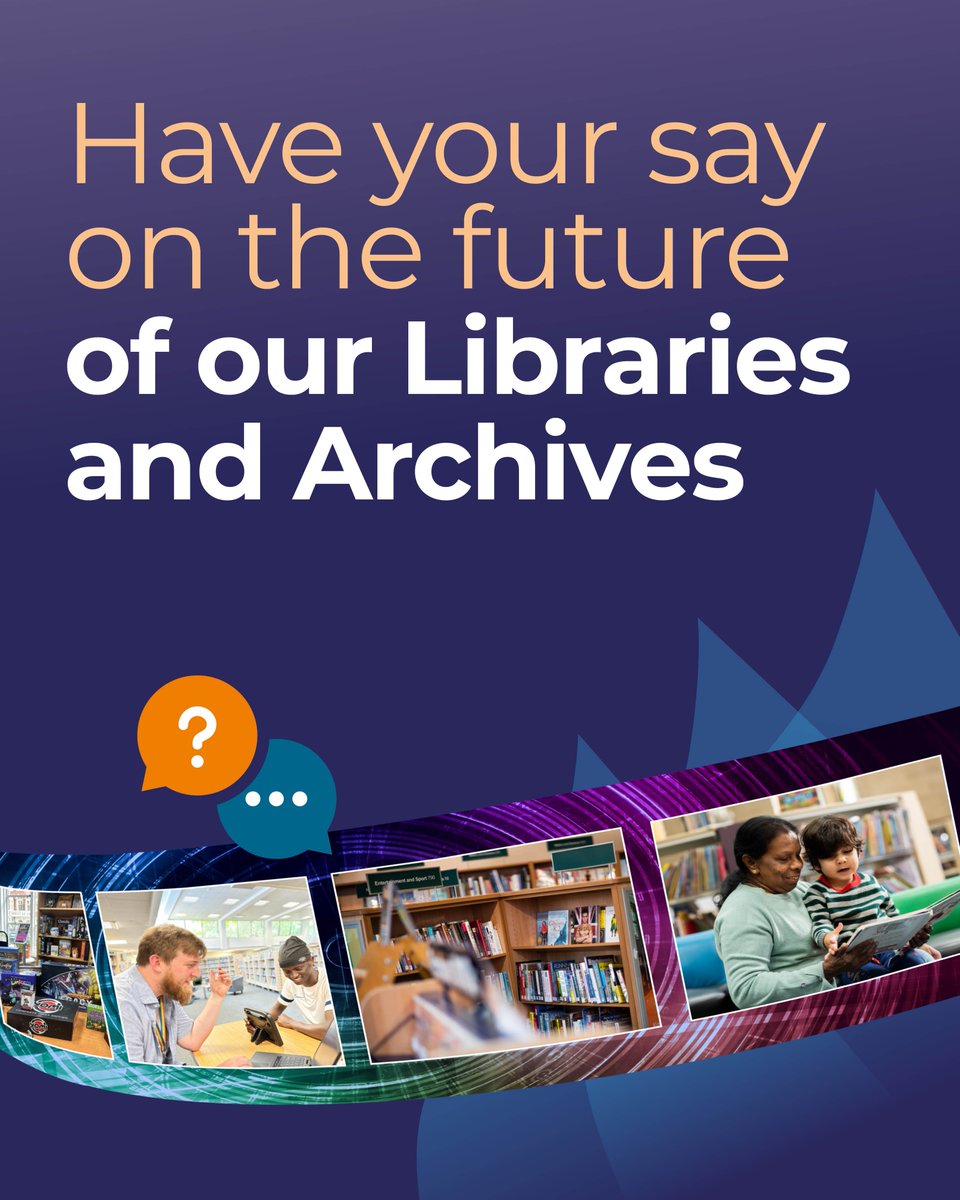 RBKClibraries's tweet photo. 📢 Have your say on the future of Libraries and Archives.

We're asking residents to share their views on what's working well, what could be improved and how services can meet future needs.

Take part in our survey: https://t.co/Zee5kV9VjY

#HaveYourSay #LibrariesAndArchives https://t.co/QnLVa5JEOp