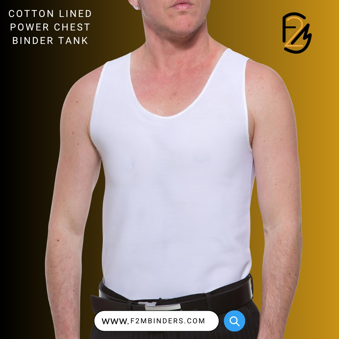 UnderworksFTM's tweet photo. Powerful chest compression and full tank coverage come together in The Cotton Lined Power Chest Binder Tank FTM. Great for creating a flatter chest profile under everyday outfits. https://t.co/hkFnJaw9v7 #ChestCompression #CottonLinedBinder #TransMasc #FTMBinder #FullTankBinder https://t.co/mq8FOkZe1F
