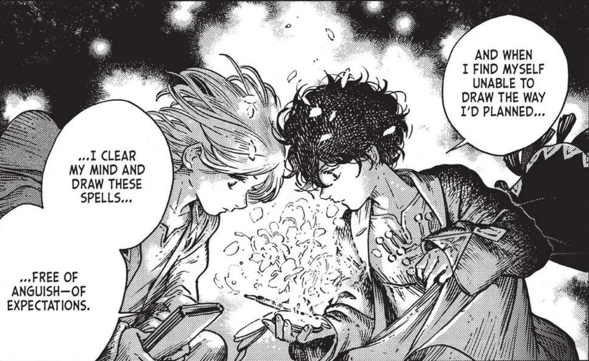 REXNOCTUA's tweet photo. #whaspoilers the way agott could have easily been a rival who tries to upstage coco but instead, agott seeing coco's progress as a sign of her not being so different from them instead of a threat being the stepping stone to them learning from each other, culminating to silver eve https://t.co/HKBcKpQaRW
