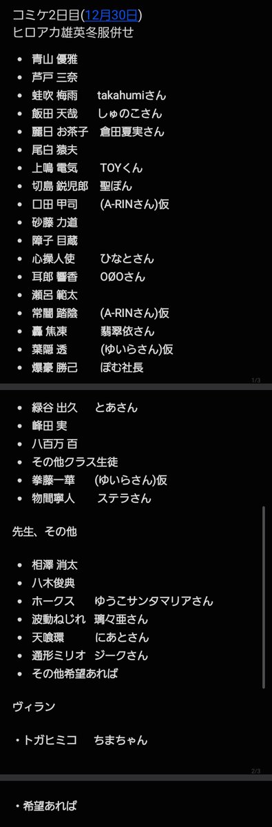 yusyaSHO's tweet photo. ヒロアカ雄英冬服併せ
これで18人です！
そろそろ管理しきれなくなるので
締切もうけようかと思います。
お早めにご連絡お待ちしてます。 https://t.co/Iaxmj174cH