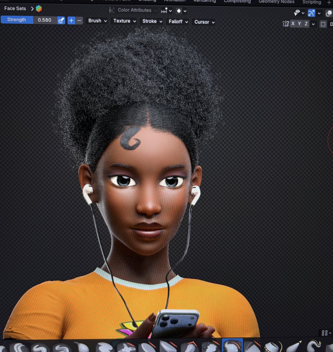 Tolucoker3d's tweet photo. I can finally say that I did a character texture that I’m very satisfied with😌 https://t.co/yUSFFLawcN