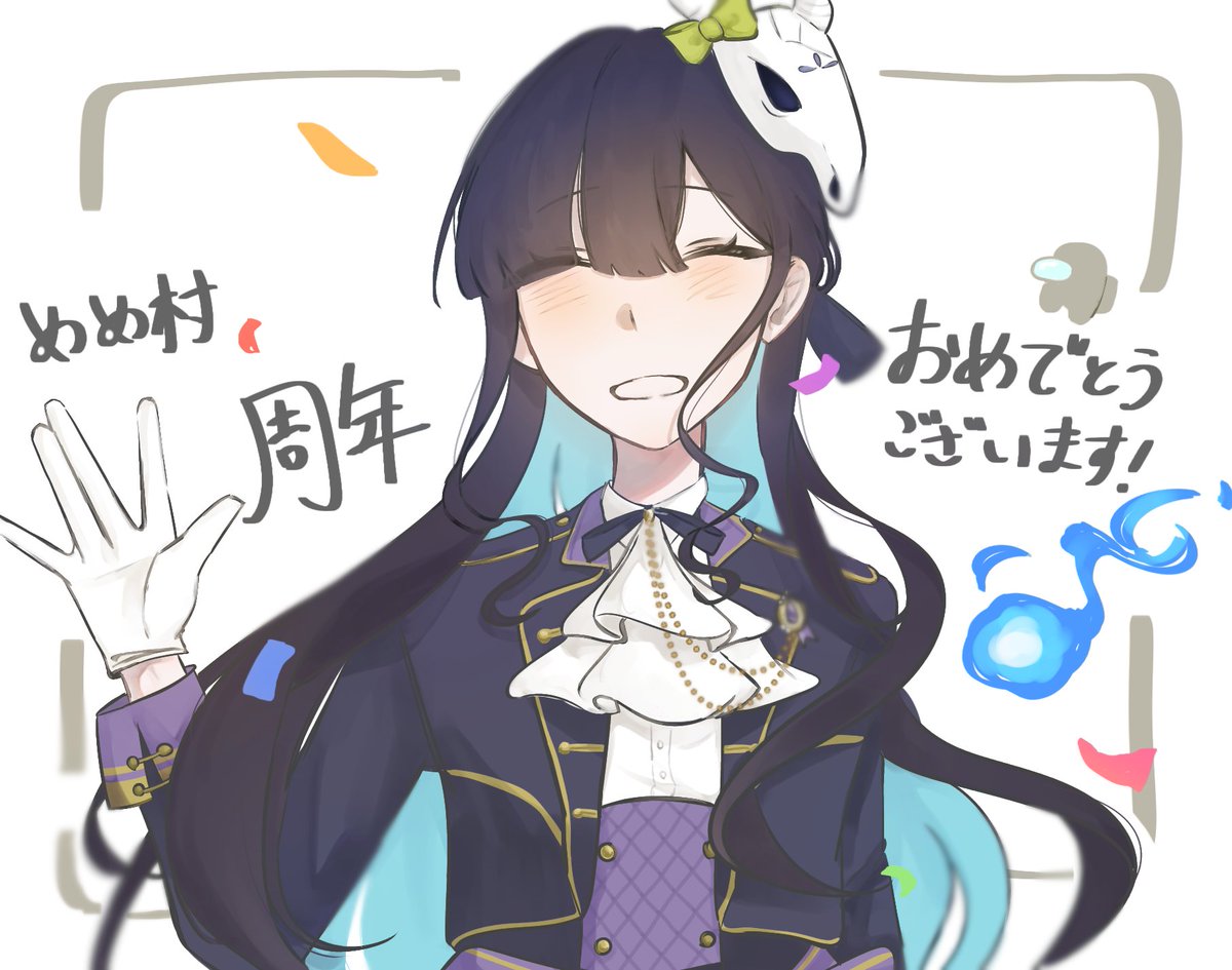 rin_oekaki05's tweet photo. おめでとうございました！🎉
#めめ村5thANV
#めめもりアート https://t.co/hLblHxmetF