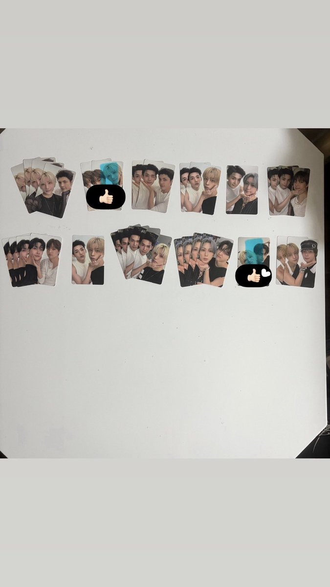 2bnykls7's tweet photo. @8zkrhy さらに白でマークつけさせて頂いたトレカをぜひお願いしたいです🙂‍↕️
また、1枚目1番下のYUMAもプラスで可能でしょうか？ https://t.co/9aKcw99r2N
