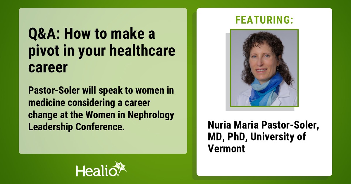 Nephronline's tweet photo. The @womeninnephro Leadership Conference will begin Fri, Sept. 25 in NYC; highlighting career and leadership opportunities in kidney care.

We spoke with Nuria Maria Pastor-Soler, MD, PhD, ahead of the meeting to discuss her session on career pivots. 👇

https://t.co/vULM1ovvo0 https://t.co/r8yMDHCePq