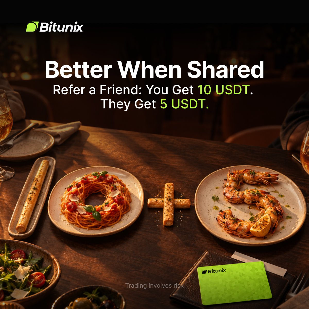BitunixOfficial's tweet photo. Better together, the Ultra way.

👉 Get your Bitunix Card today and refer a friend to receive 10 USDT, while they get 5 USDT too: https://t.co/EE3XRxANoM https://t.co/OjCy0U6K0O