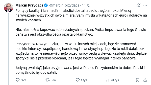 Anna1590963's tweet photo. Powiem ci @marcin_przydacz, że robienie kurwy z logiki stało się waszym ulubionym zajęciem w pałacowej Kancelarii Obłąkanych, a co do tej jedynej "waluty", to przypomnę, że Nawrocki zawetował 45 ważnych ustaw, co oznacza, że dobro Polski i pomyślność jej obywateli ma w dupie🤬 https://t.co/wLt67I7dtJ