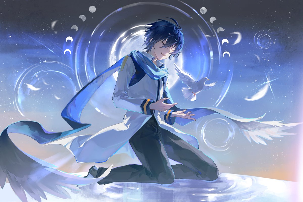qiutang99's tweet photo. 白鸟白鸟不要回头望
#KAITO https://t.co/v3tRmXt1Ba