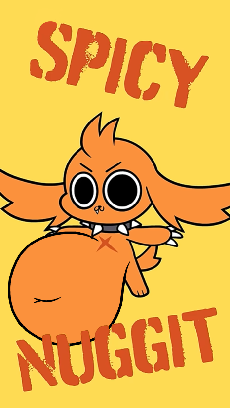 Fusion_duck's tweet photo. here's some spicy nuggit edits. Onyn ring wanted to taste the spicier side of Chikn nuggit and he's getting it. #edit #chikn #spicynuggit #bigbelly #bigball #belly #fatfur https://t.co/MsXpMkeIuh