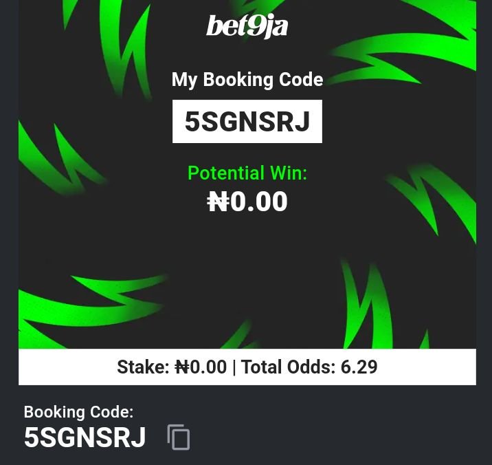 Alfredotipz0100's tweet photo. ⚽🔥 MATCH DAY IS HERE! 🔥⚽

The excitement is building, the fixtures are ready, and the action is about to begin! 🏆

Check the odds, make your selections and enjoy every moment of the game with Bet9ja. 🎯

Code👉5SGNSRJ

Bet9ja https://t.co/VtW2Mq1bKr
