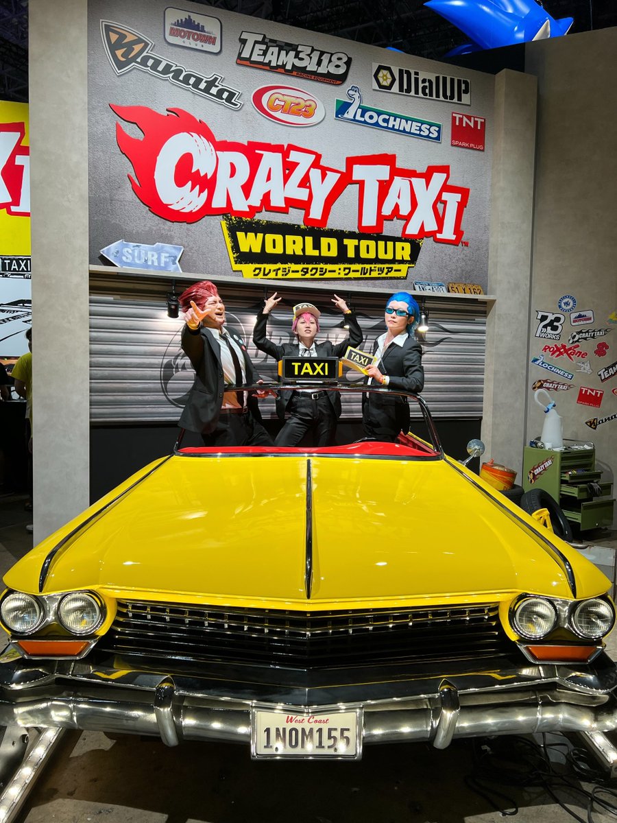 chateauxmarugo's tweet photo. クレイジータクシーフォトスポットあったの激アツだった🚕

#TGS2026_クレタク爆走中
#TGS2026
#TGSコスプレ https://t.co/Ly2QjbCJf0
