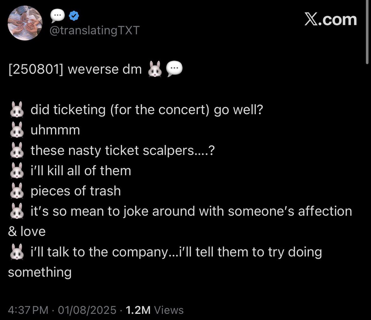 twelve05cm's tweet photo. our ticketing fairy soobin who always wishes moa good luck, that we get our desired tickets 🐰🍀 https://t.co/IfbdFMY0JM