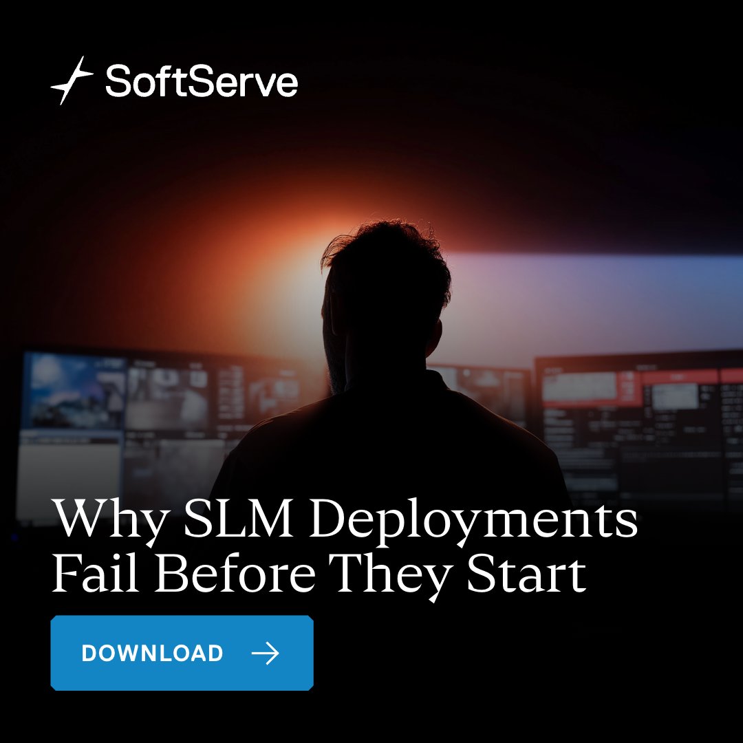 SoftServeInc's tweet photo. A leaderboard score cannot tell you whether a model fits your GPU. Our new white paper breaks down the four variables that actually determine SLM production performance, plus the data behind partial quantization and KV cache sizing. 

Get the insights: https://t.co/fVcwMu1h4y https://t.co/FVYYW53ven