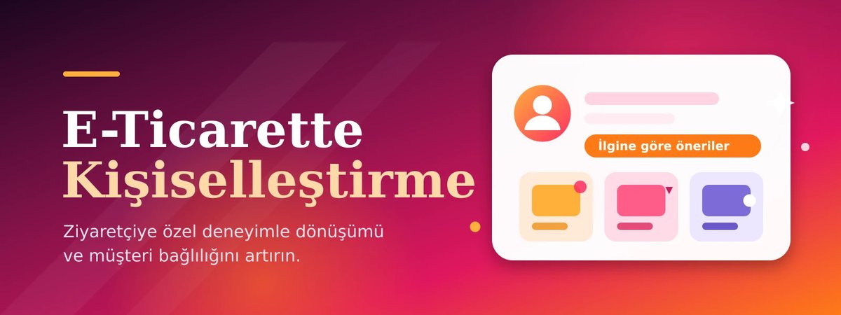 shopphp's tweet photo. Kişiselleştirme, ziyaretçiye özel deneyimle dönüşümü artırıyor. Ürün önerisi, segmentasyon, e-posta ve fiyat kişiselleştirmesini somut adımlarla anlattık.
#eTicaret #Kişiselleştirme #Segmentasyon #DönüşümOptimizasyonu
https://t.co/zL6gQVTiLf https://t.co/bzsQhLrj30