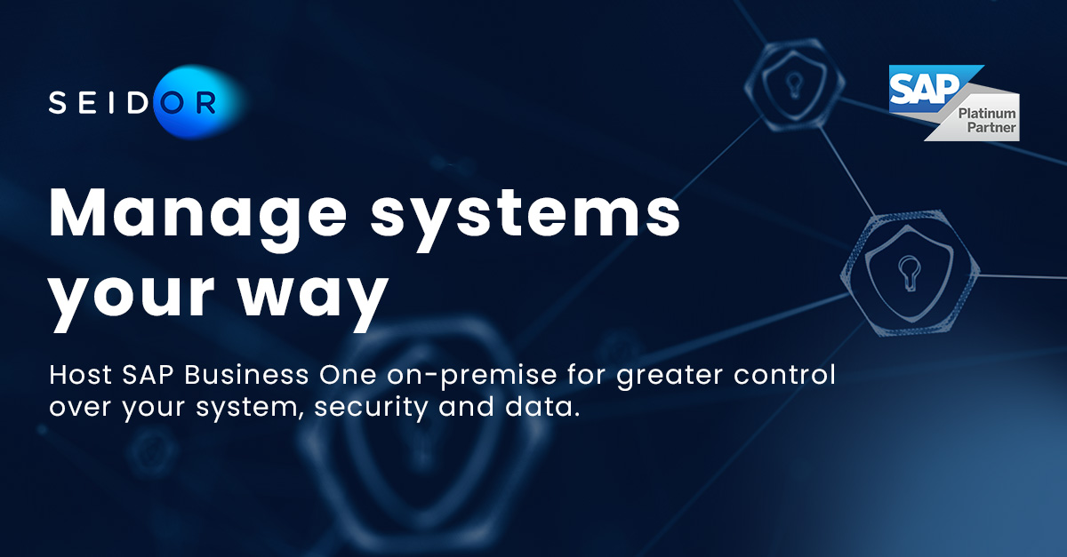 SeidorIreland's tweet photo. Keep greater control of your systems and data with SAP Business One on-premise. Manage security, your system environment and daily operations.

Book a demo: https://t.co/cYLVJkC4qu

#SAPBusinessOne #OnPremise #DataSecurity #BusinessManagement #SEIDOR https://t.co/C8jyseJIGC