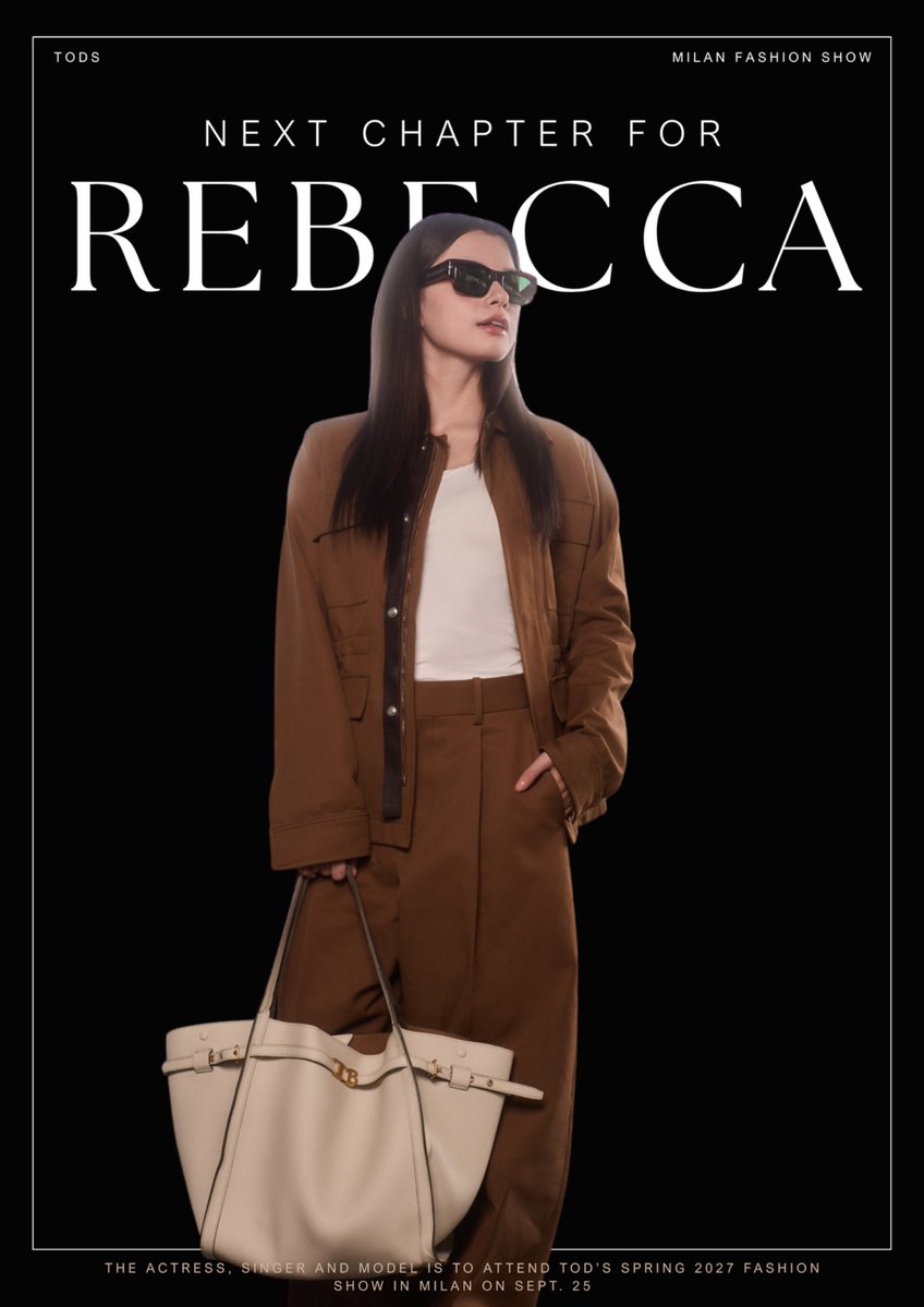 Tawan_yoonee_ja's tweet photo. ✨ Milan calling  Becky 🫶🧚‍♀️! 🇮🇹

#TodsxBecky #Tods 
#beckysangels https://t.co/E35DUKKF8k