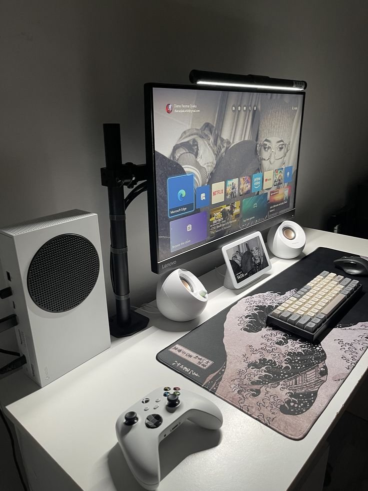 realameerdev's tweet photo. Gaming setup https://t.co/9Aij1Dvqtn