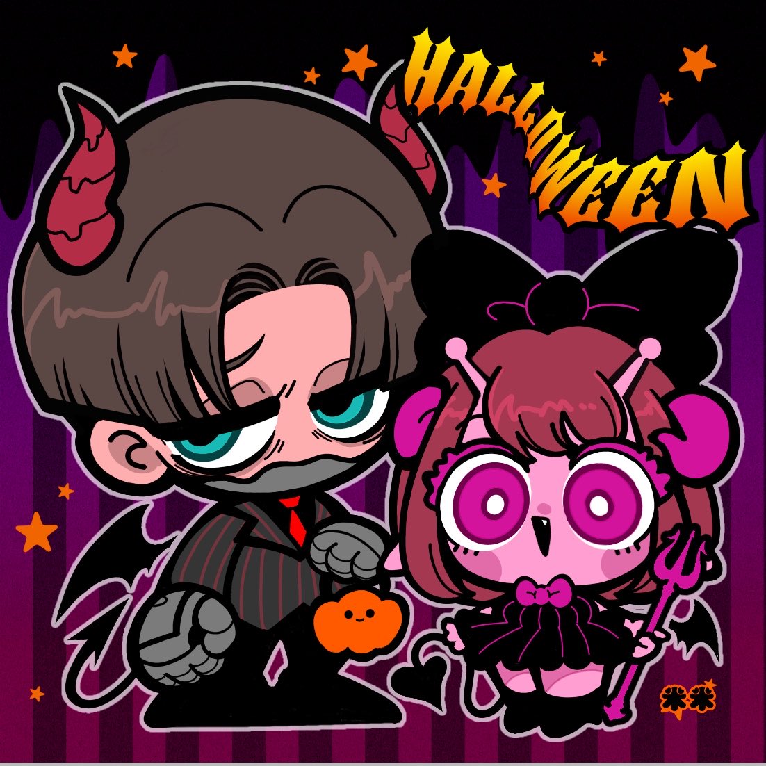 VNT_MILKY's tweet photo. ハロウィンカーチハちゃん🎃 https://t.co/qGFGjbpO4N