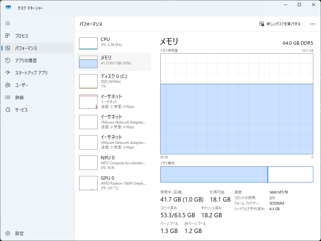 norasuzu's tweet photo. ローカルでのMiniMax H3検証の続き。iGPUはエロ動画生成の夢を見るか？
ClipProjを入れてテキストエンコーダ分の使用メモリを10GB近く削減した状態で、SageAttentionを有効にして再検証

[結果]
20分→12分ちょい (768p、4step LoRA)

あれ？これなら実用範囲じゃね…？
メモリに余裕があり別作業もOK https://t.co/VTI0bzZQKc