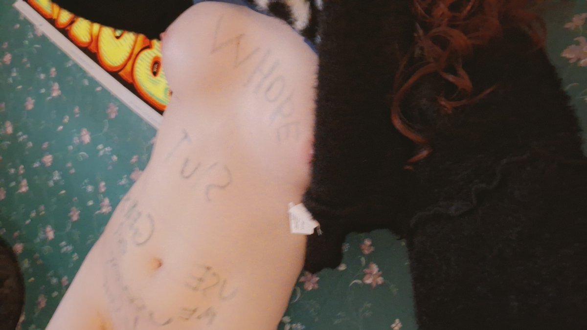 pumpkinslut9's tweet photo. Which tattoo do you give me? #rapekink #tabookink #nsfwtwt #slave #whore #freeuse #cnckink #cnc #goonette #slut #genzwhore #rapeme #porn #nsfwtwtًً #interactivepost https://t.co/LCgEOazriC