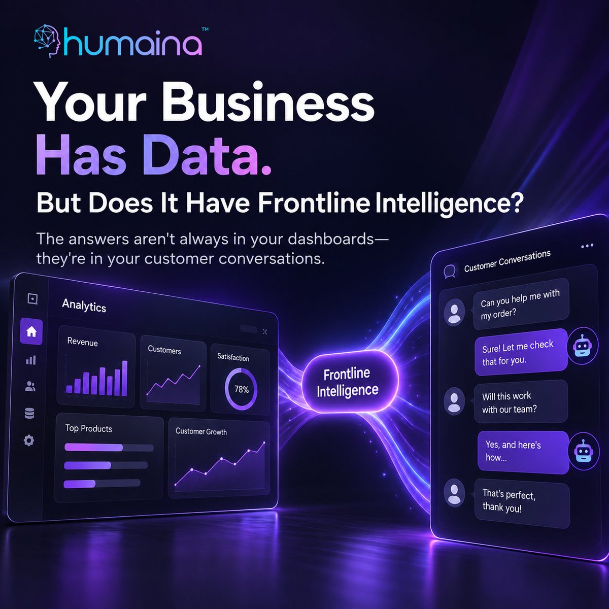 ipangram's tweet photo. Dashboards measure performance.

Frontline conversations reveal customer truth.

The businesses that capture both will make better decisions.

#HomeAndInterior #FurnitureBusiness #FurnitureIndustry #FurnitureRetail #HomeFurnishing #Humaina https://t.co/0xqLbyGMZe